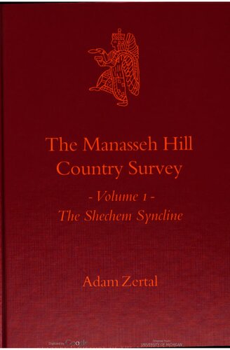 The Manasseh Hill Country Survey 1st Edition Dm Zerl