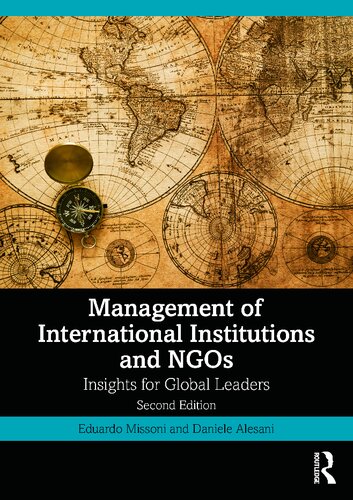 Management Of International Institutions And Ngos 2nd Edition Eduardo Missoni