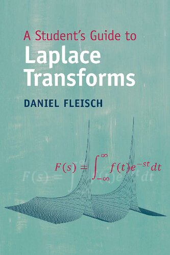 A Students Guide To Laplace Transforms Students Guides New Daniel Fleisch