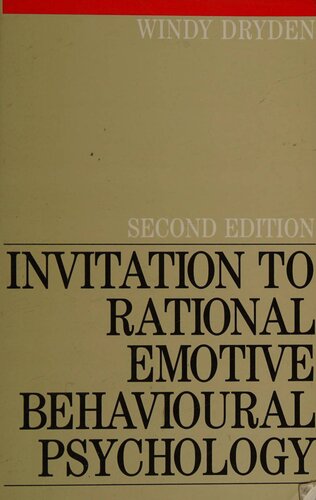 Invitation To Personal Construct Psychology 2nd Edition Trevor Butt