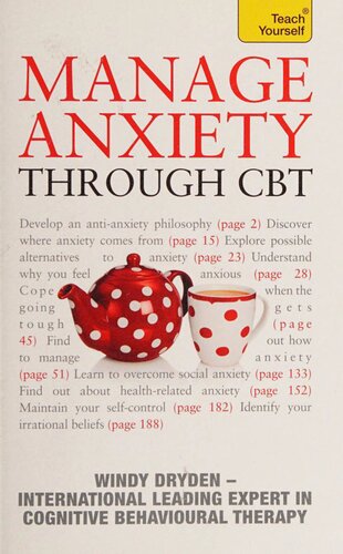 Manage Anxiety Through Cbt 1st Edition Windy Dryden