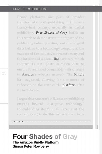 Four Shades Of Gray The Amazon Kindle Platform Simon Peter Rowberry