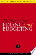 The Essentials Of Finance And Budgeting Harvard Business Review Press April 14