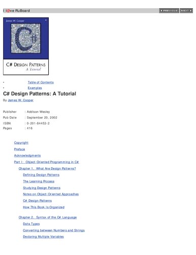C Design Patterns A Tutorial Book And Cdrom James William Cooper