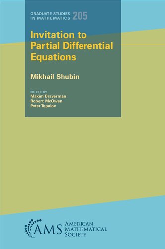 Invitation To Partial Differential Equations Mikhail Shubin