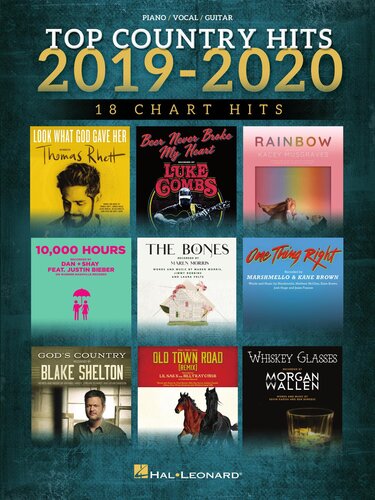 Top Country Hits Of 20192020 Songbook Hal Leonard Corp