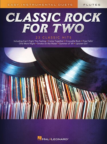 Classic Rock For Twoeasy Flute Duet Songbook Hal Leonard Corp