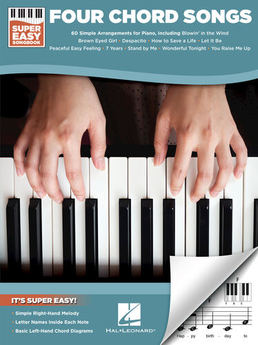 Four Chord Songssuper Easy Songbook Hal Leonard Corp