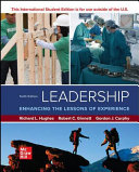 Leadership Enhancing The Lessons Of Experience 10e Ise 10thise Richard L Hughes