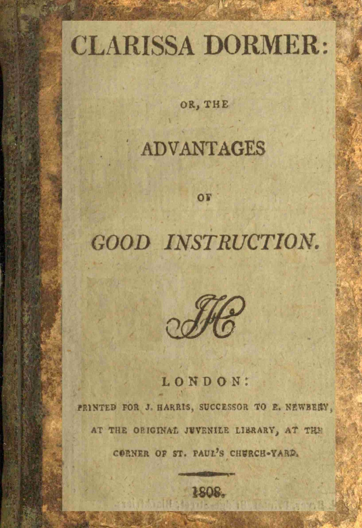 Clarissa Dormer Or The Advantages Of Good Instruction Short Story Anonymous