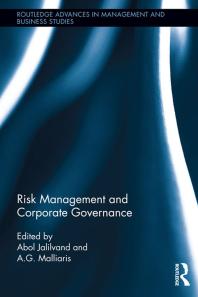 Risk Management And Corporate Governance 1st Edition Abol Jalilvand Tassos Malliaris