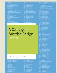 A Century Of Austrian Design 19002005 Tulga Beyerle Karin Hirschberger