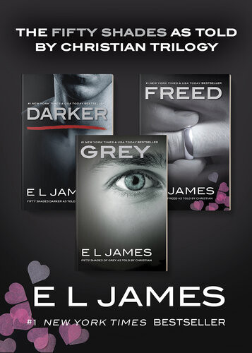 Fifty Shades As Told By Christian Trilogy Grey Darker Freed Box Set E L James