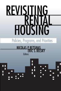 Revisiting Rental Housing Nicolas P Retsinas Eric S Belsky