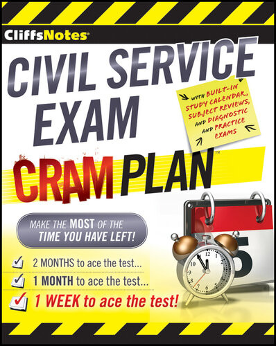 Cliffsnotes Civil Service Exam Cram Plan Northeast Editing Inc