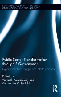 Public Sector Transformation Through Egovernment Experiences From Europe And North America 1st Edition Vishanth Weerakkody Christopher G Reddick