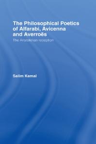 The Philosophical Poetics Of Alfarabi Avicenna And Averroes The Aristotelian Reception 1st Edition Salim Kemal