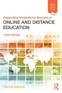 Supporting Students For Success In Online And Distance Education 3rd Edition Ormond Simpson
