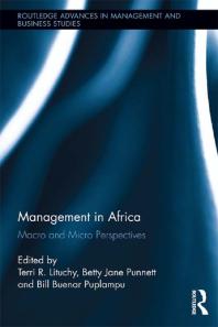Management In Africa Macro And Micro Perspectives 1st Edition Terri Lituchy Betty Jane Punnett Bill Buenar Puplampu