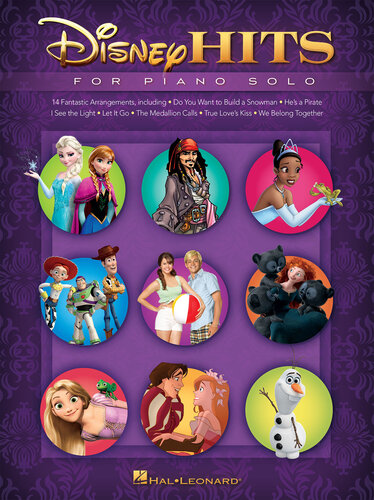 Disney Hits For Piano Solo Hal Leonard Corp
