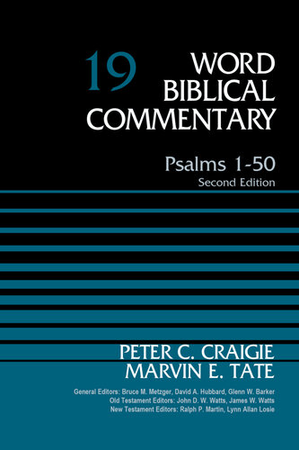 Psalms 150 Volume 19 2nd Edition Peter C Craigie Marvin Tate