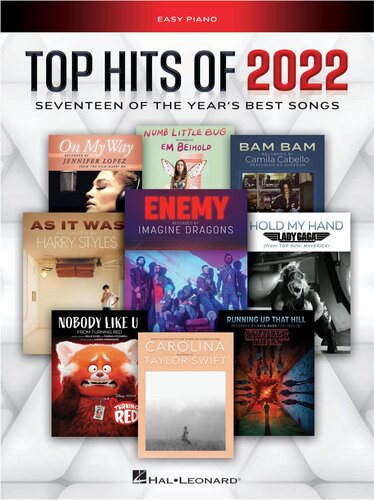 Top Hits Of 2022 Easy Piano Hal Leonard Corp