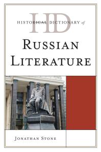 Historical Dictionary Of Russian Literature Jonathan Stone