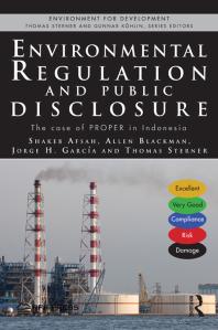 Environmental Regulation And Public Disclosure 1st Edition Shakeb Afsah