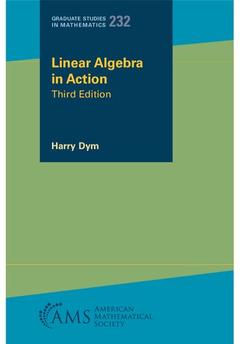Linear Algebra In Action 3rd Edition Harry Dym