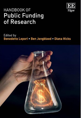 Handbook Of Public Funding Of Research Benedetto Lepori Editor
