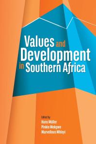 Values And Development In Southern Africa 1st Edition Hans Muller Pinkie Mekgwe
