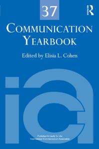 Communication Yearbook 37 Elisia L Cohen