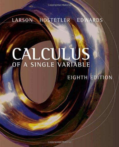 Calculus Of A Single Variable 8th Edition Student