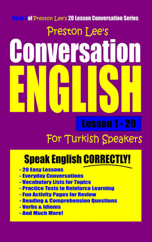 Preston Lees Conversation English For Turkish Speakers Lesson 1 20 Preston Lee