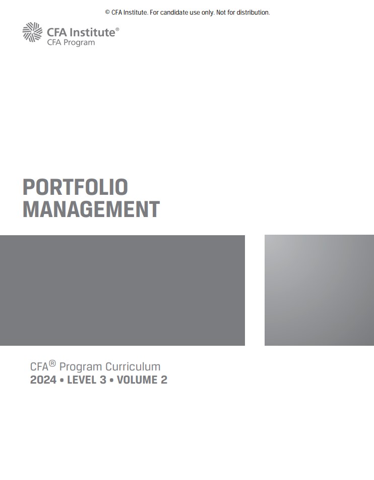 2024 Cfa Program Curriculum Level Iii Volume 2 1st Edition Cfa Institute