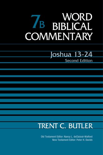 Joshua 1324 Volume 7b 2nd Edition Trent C Butler