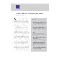 Promoting Online Voices For Countering Violent Extremism 1st Edition Todd C Helmus Erin York Peter Chalk