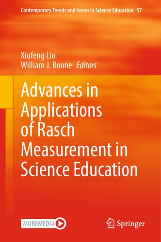 Advances In Applications Of Rasch Measurement In Science Education 1st Edition Xiufeng Liu