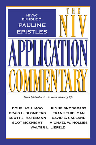 Nivac Bundle 7 Pauline Epistles 1st Edition Douglas J Moo Craig L Blomberg