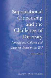 Supranational Citizenship And The Challenge Of Diversity 1st Edition Francesca Strumia