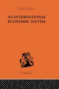 An International Economic System J J Polak