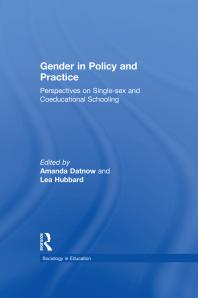 Gender In Policy And Practice 1st Edition Amanda Datnow Lea Hubbard