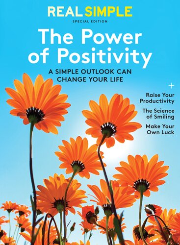 Real Simple The Power Of Positivity Real Simple