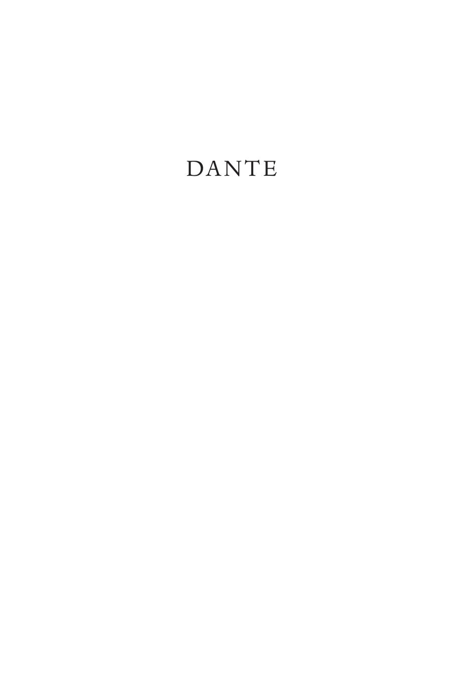 Dante The Story Of His Life Marco Santagata