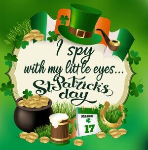I Spy With My Little Eyesst Patricks Day A Fun Alphabet Guessing Game For Kids Aged 25 An Interactive Picture Book For Toddlers Preschoolers And Kindergarten Little Bean House