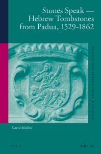 Stones Speak Hebrew Tombstones From Padua 15291862 1st Edition David Malkiel