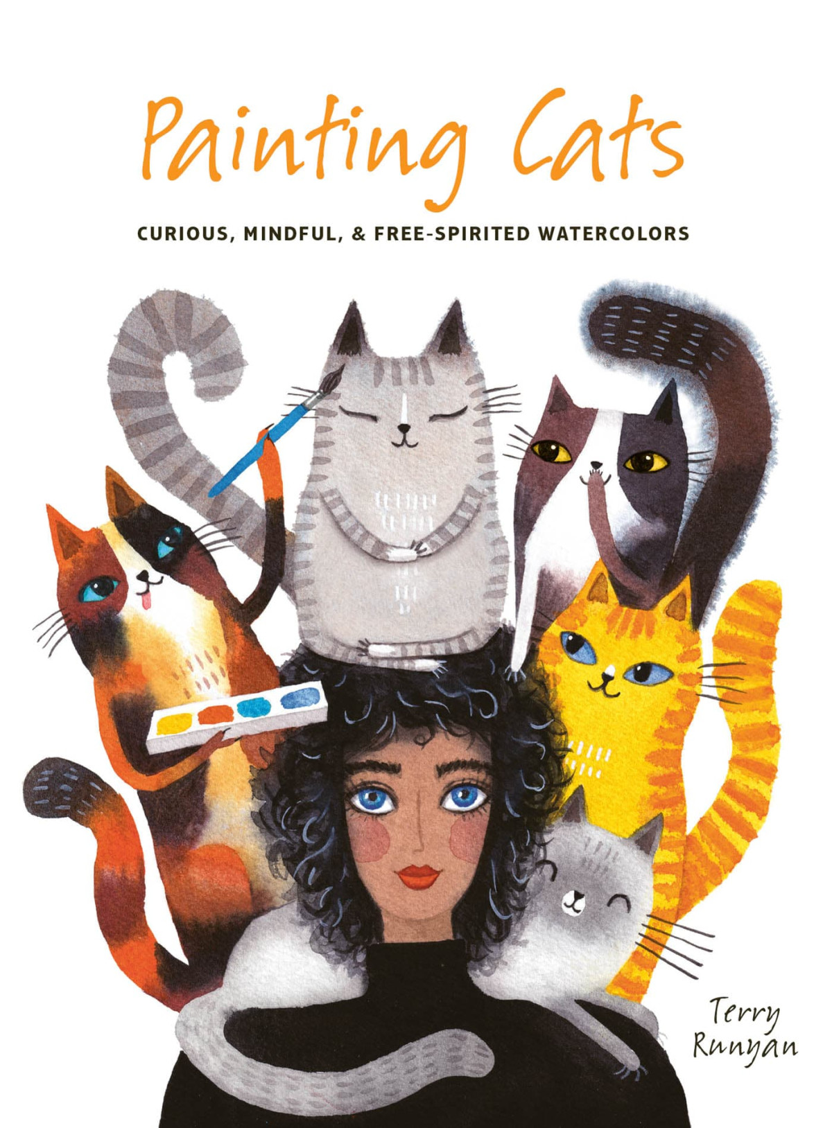 Painting Cats Curious Mindful Freespirited Watercolors Runyan