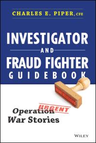 Investigator And Fraud Fighter Guidebook Operation War Stories 1st Edition Charles E Piper