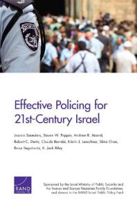 Effective Policing For 21stcentury Israel 1st Edition Jessica Saunders Steven W Popper Andrew R Morral