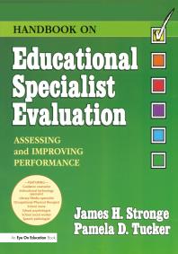 Handbook On Educational Specialist Evaluation James Stronge Pamela Tucker